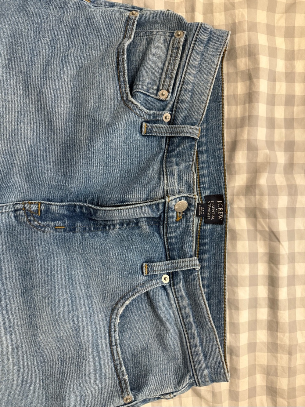 J. Crew Women's Light Blue Straight-Leg Jeans